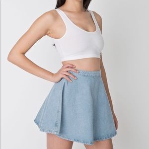 American Apparel Denim Circle Skirt